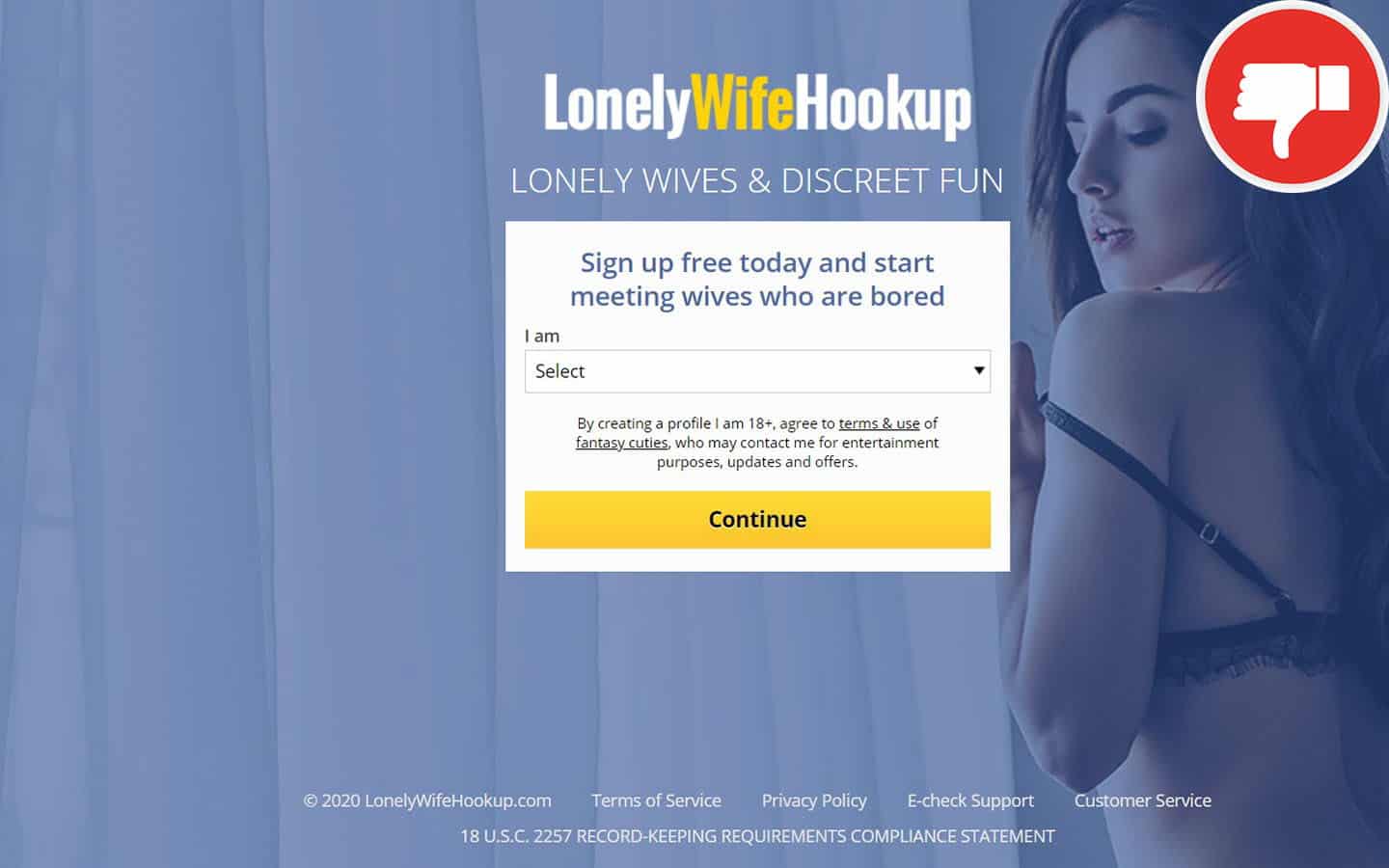 LonelyWifeHookUp.com review Scam
