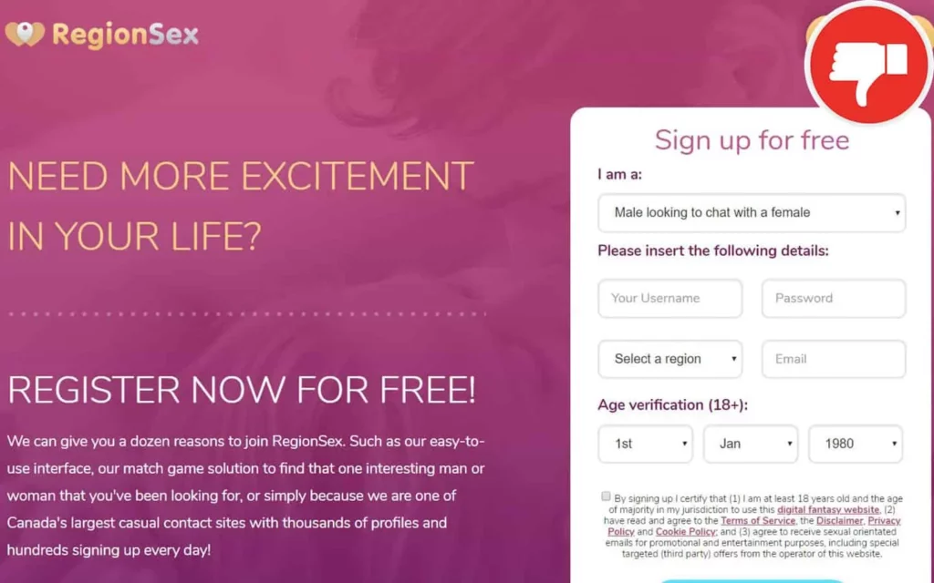 RegionSex.com Review Scam