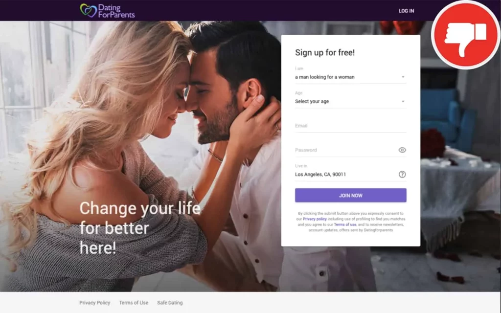 DatingForParents.com review scam