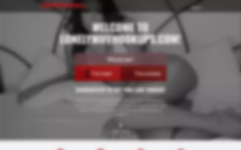 Review LonelyWifeHookups.com landing page