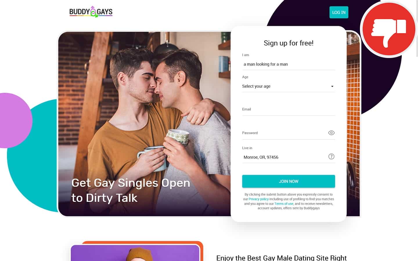 Review BuddyGays.com scam experience