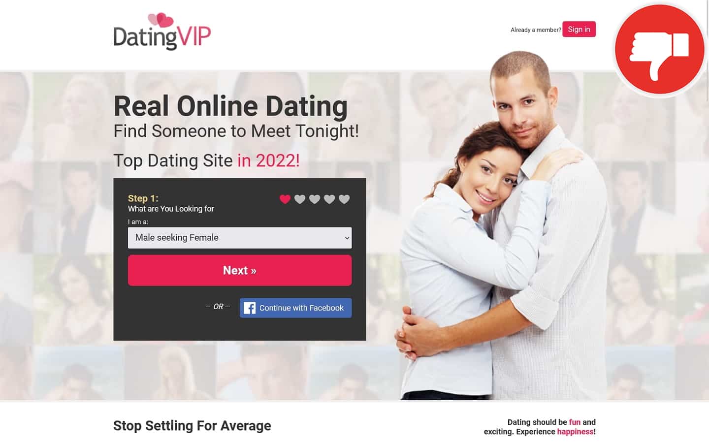 Review DatingVIP.com scam experience