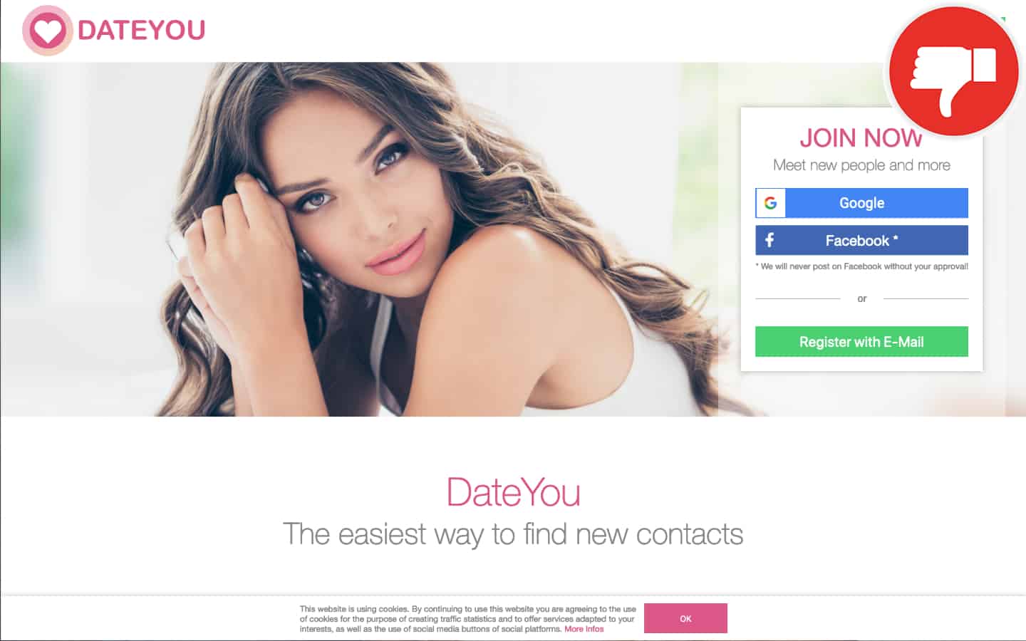Free dating site scam