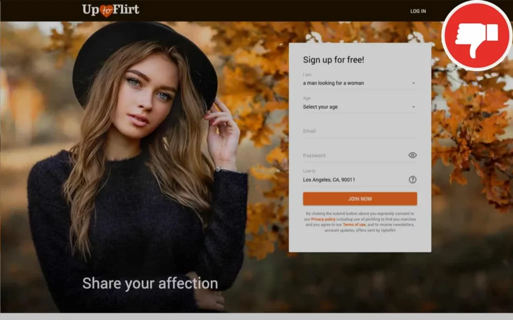 UpToFlirt.com review scam