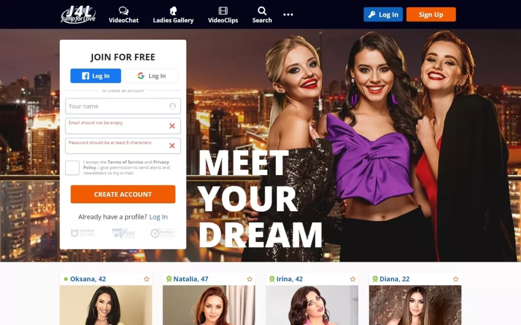 Review J4L.com landing page