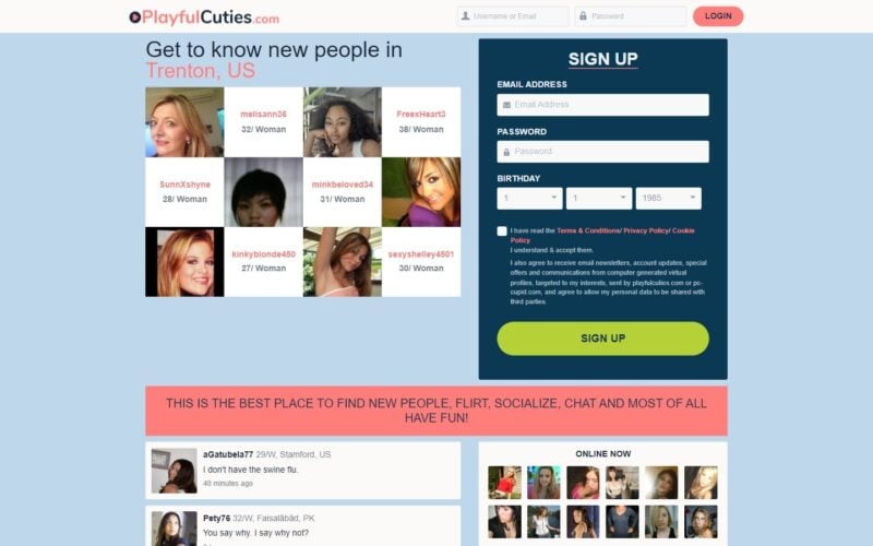 Review PlayfulCuties.com landing page