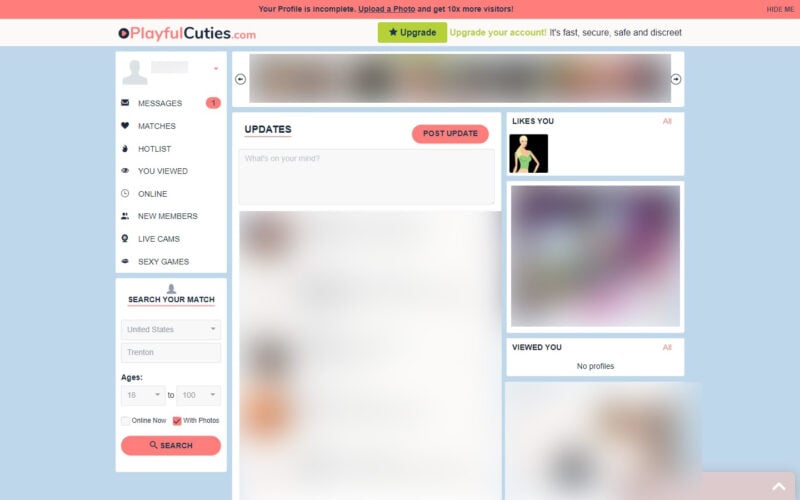 Review PlayfulCuties.com member area