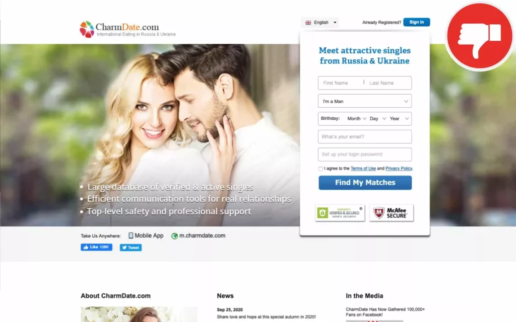 CharmDate.com review scam