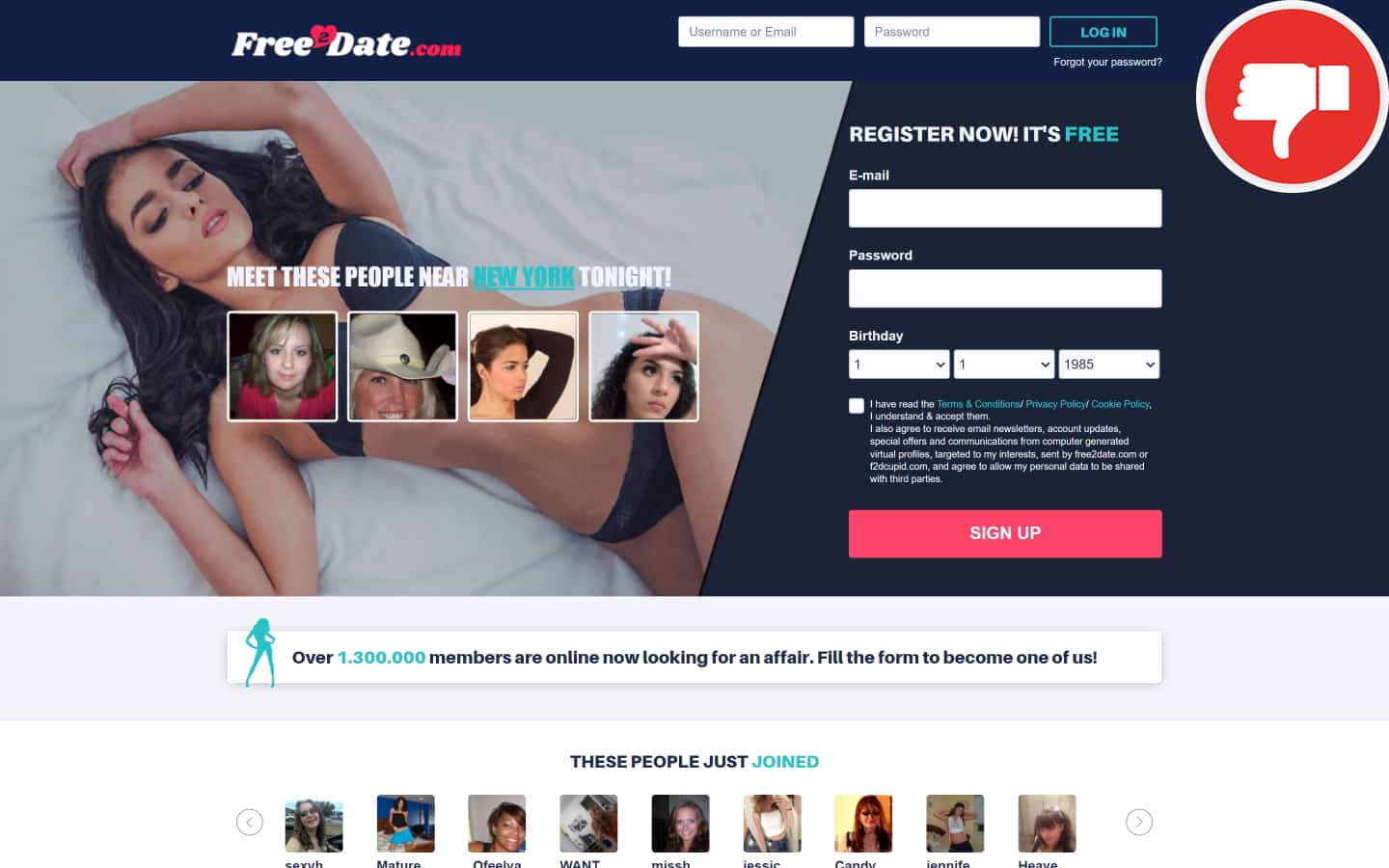 Review Free2Date.com scam experience