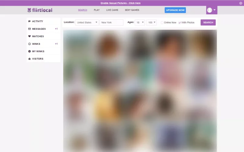 Review FlirtLocal.com member area