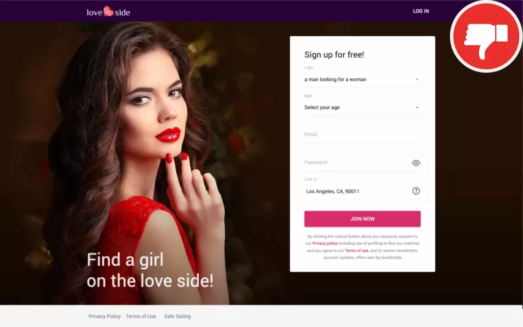 Review LoveOnSide.com scam