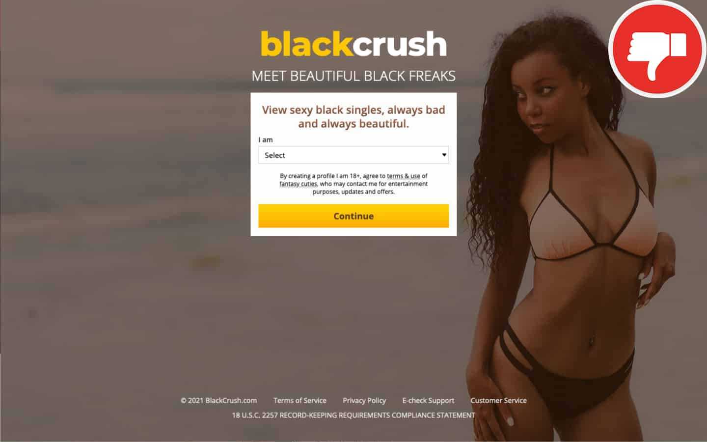 Review BlackSexHookUps.com scam