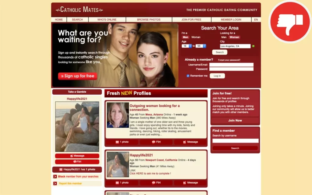 Review CatholicMates.com scam