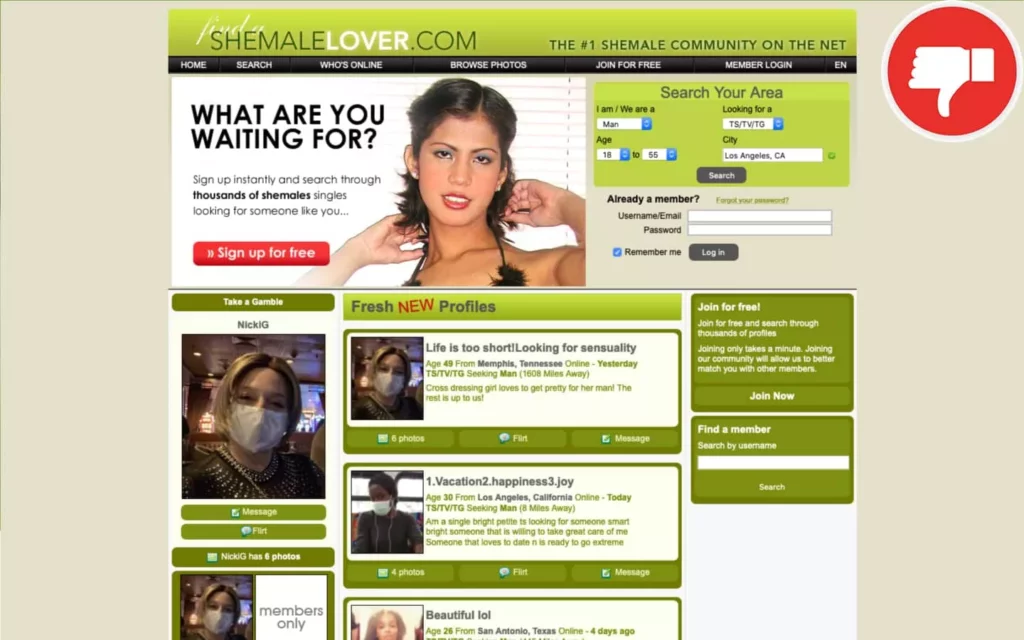 Review FindAShemaleLover.com scam