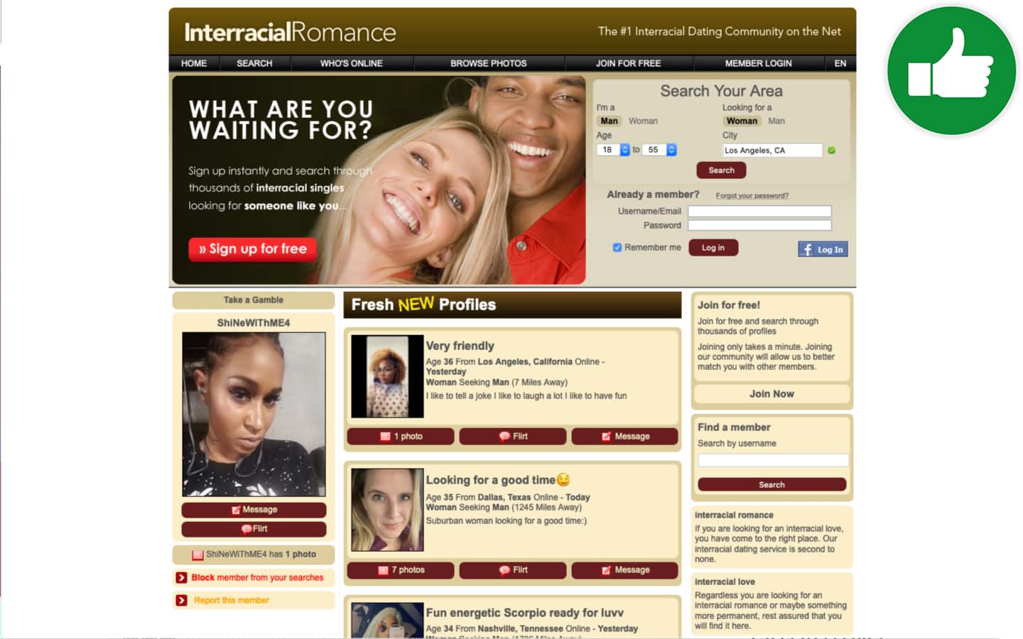 Review InterracialRomance.com scam