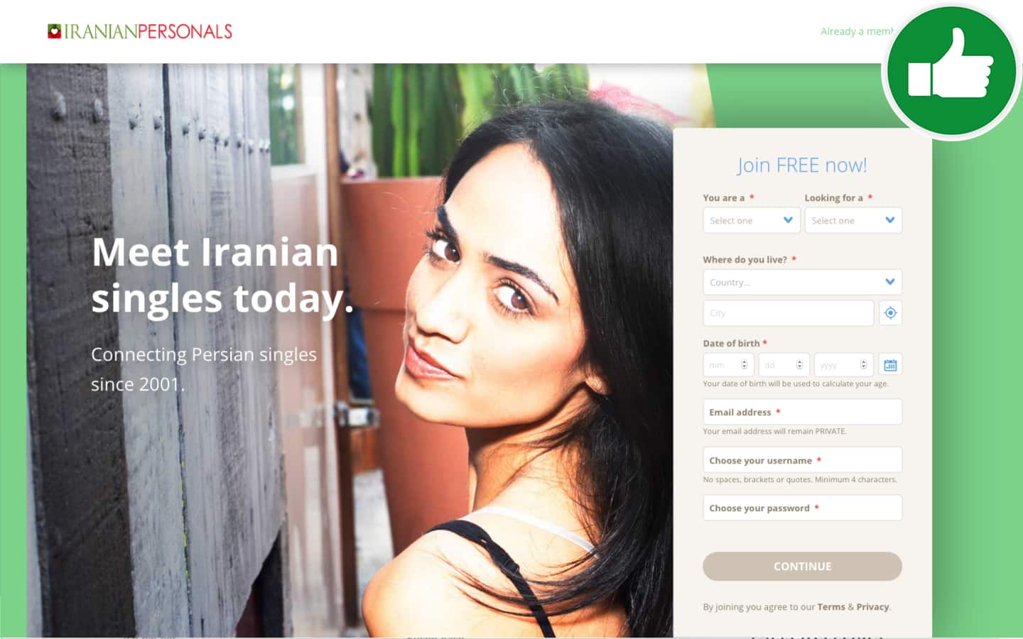Review IranianPersonals.com scam