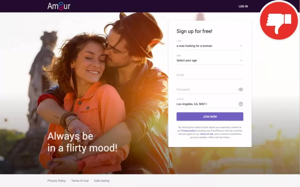 Review Amour.com scam