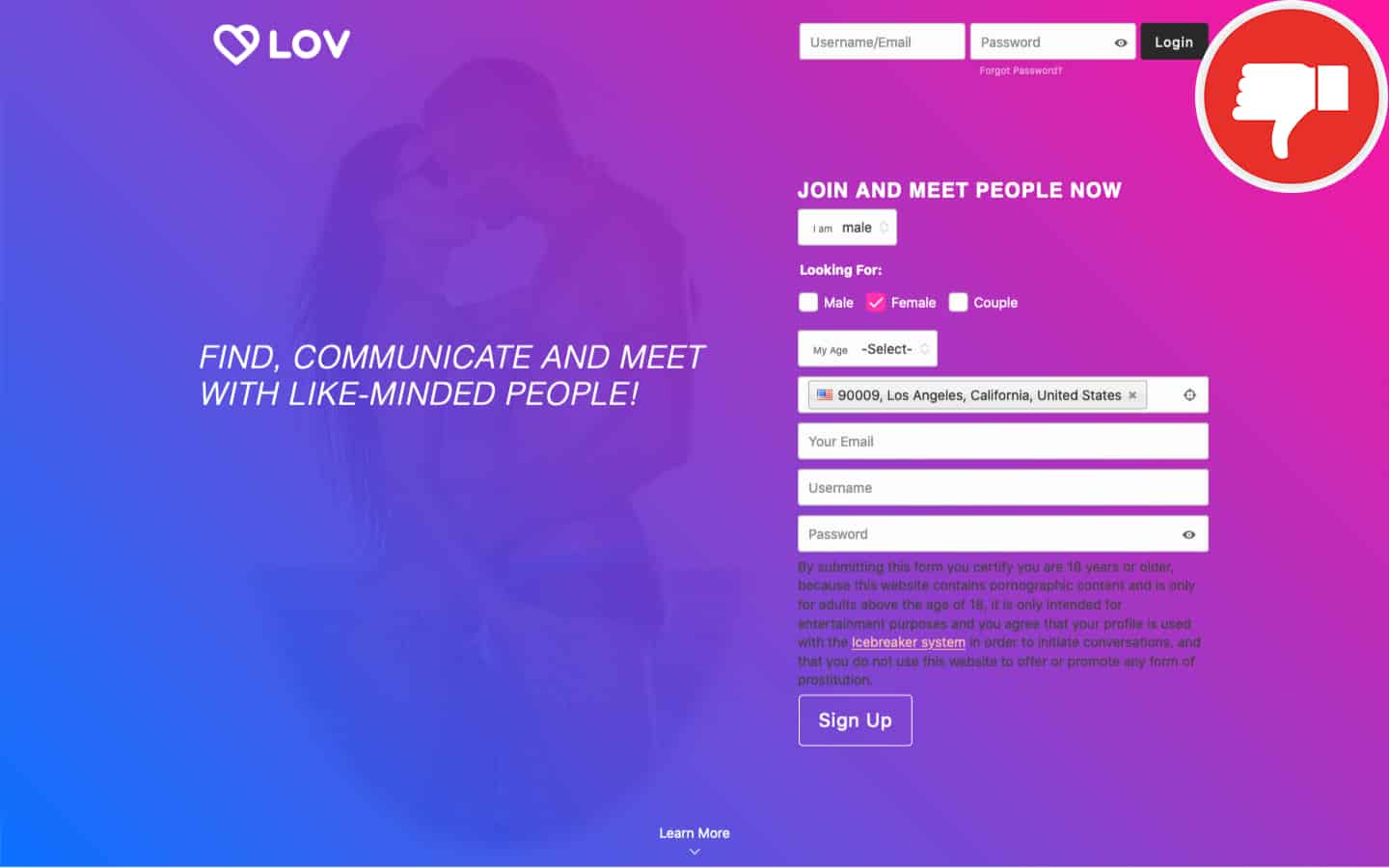 Review Lov.Dating scam