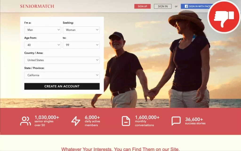 Review SeniorMatch.com scam