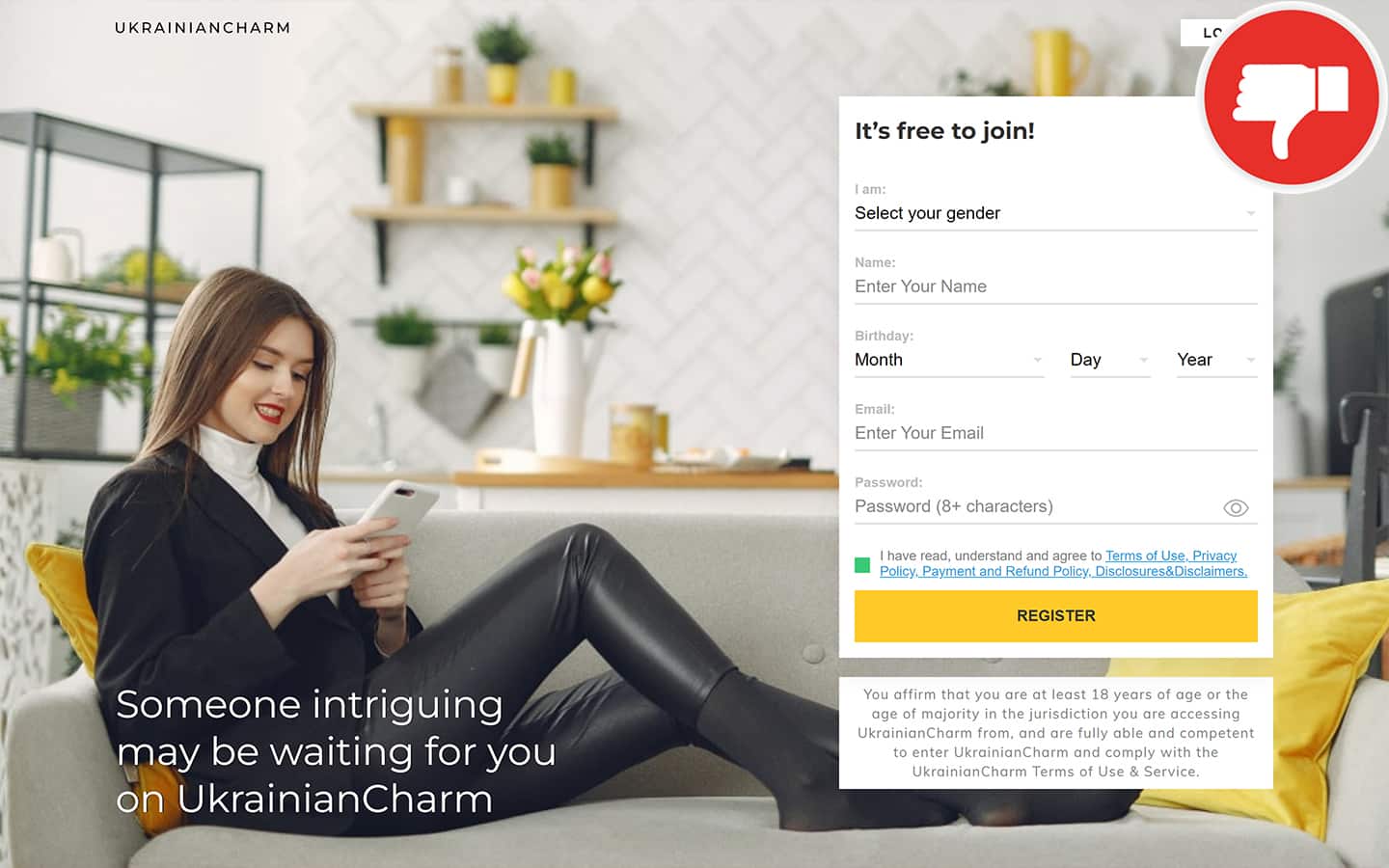 Review UkrainianCharm.com scam experience