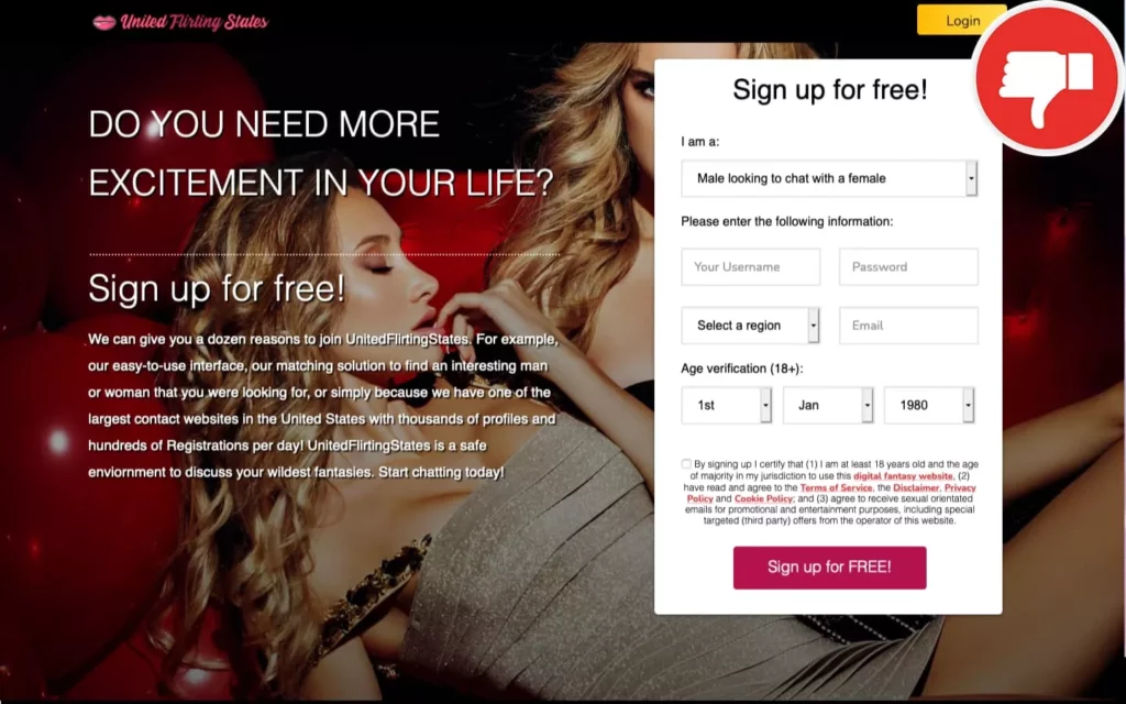 Review UnitedFlirtingStates.com scam