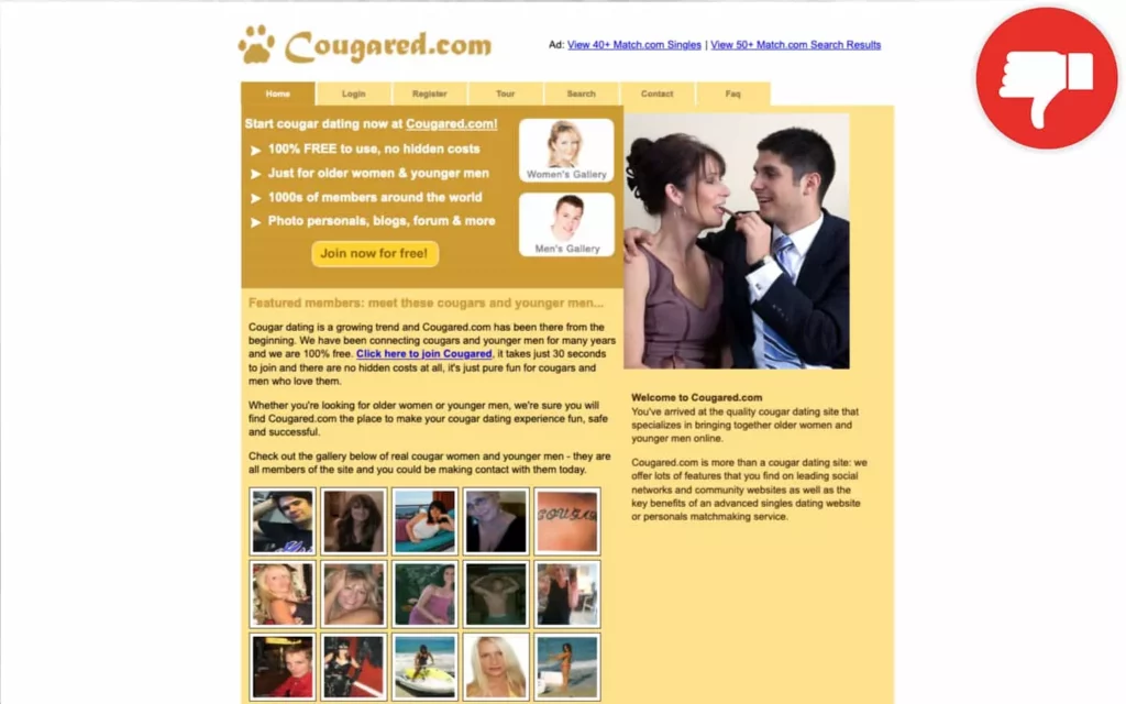 Review Cougared.com scam