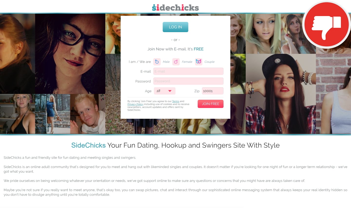 Review SideChicks.co scam experience