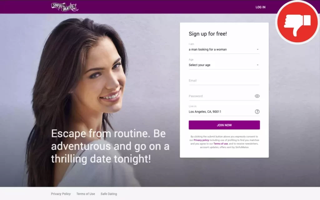 Review SinfulMates.com scam