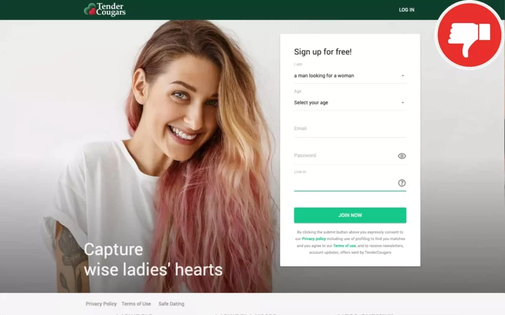 Review TenderCougars.com scam