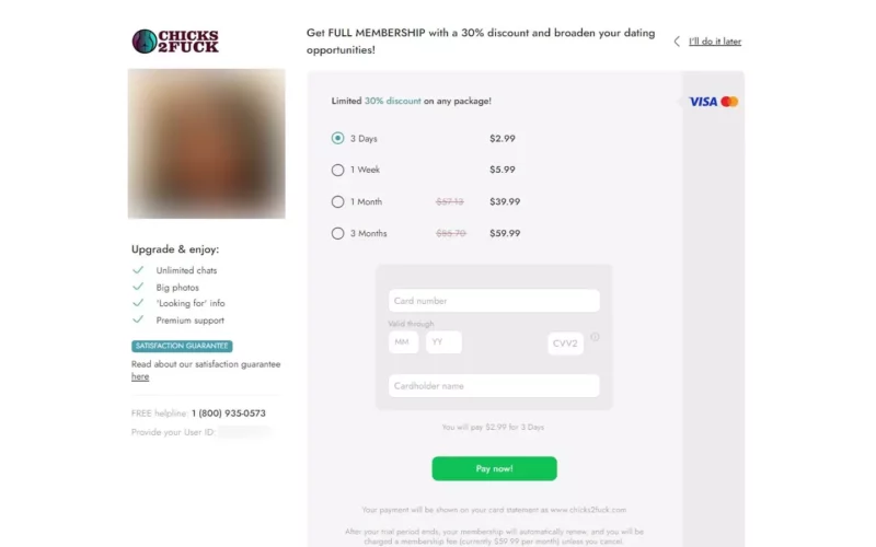 Review Chicks2Fuck.com costs