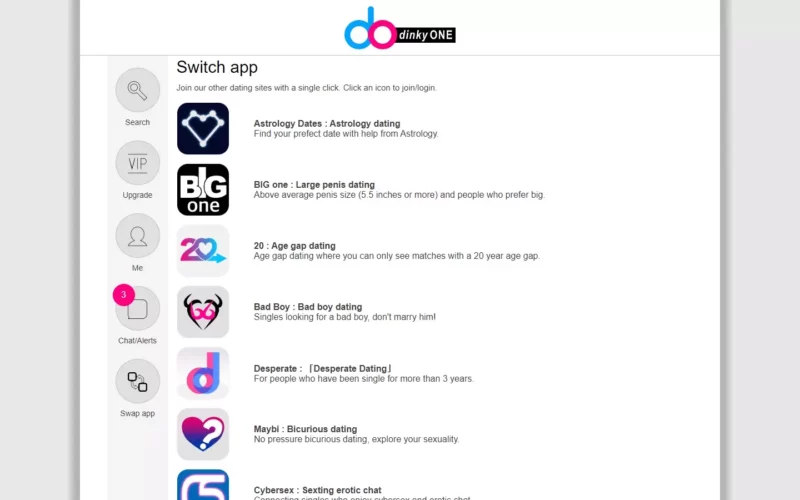 Review DinkyOne.com Swap App feature