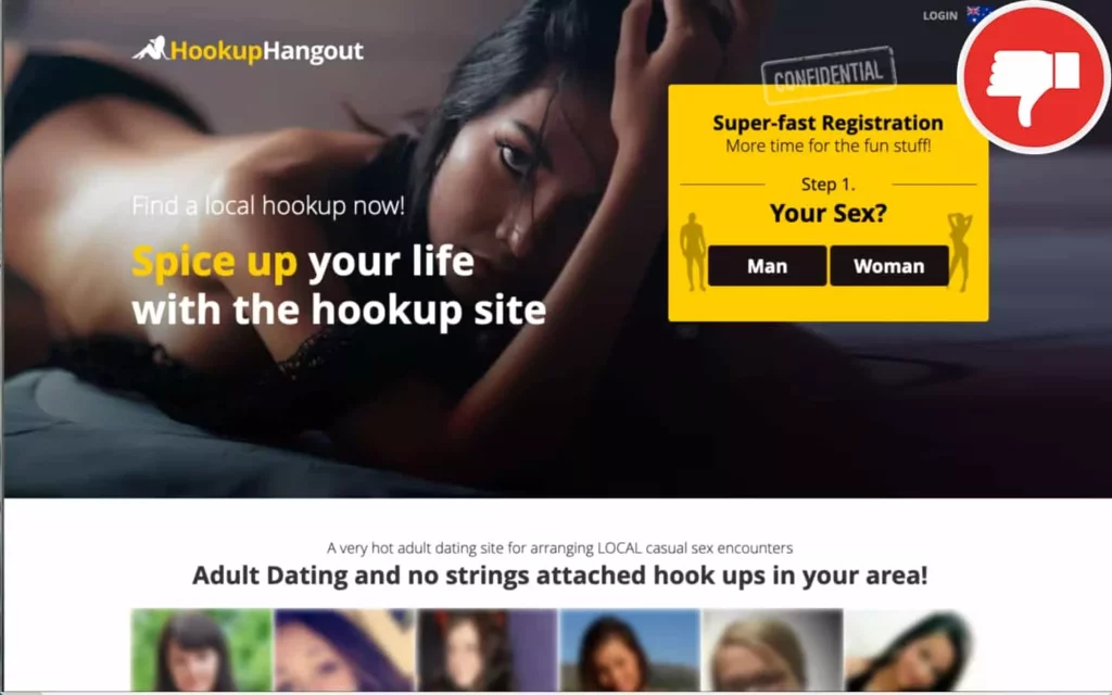 Review HookupHangout.com scam