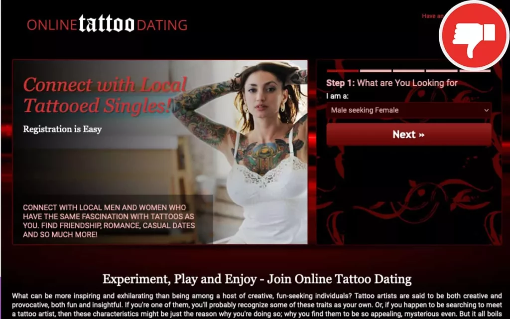 Review OnlineTattooDating.com scam