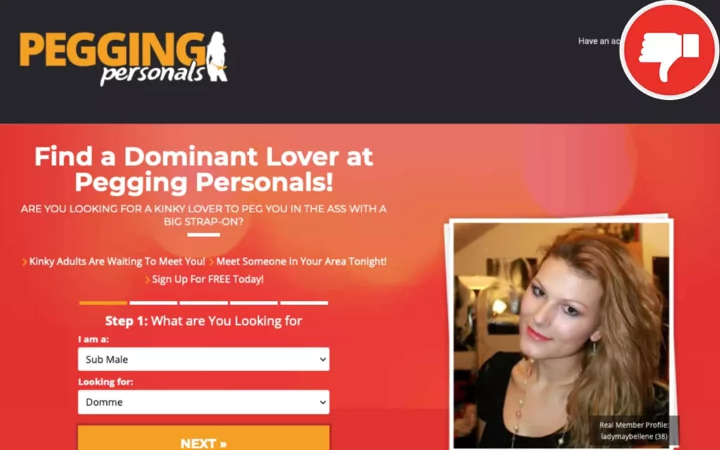 Review PeggingPersonals.com scam