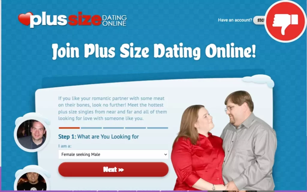 Review PlusSizeDatingOnline.com scam