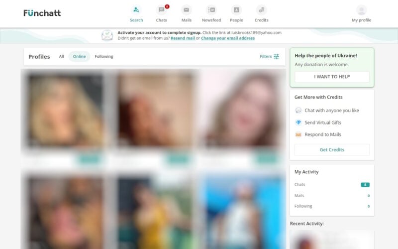 Review FunChatt.com member area