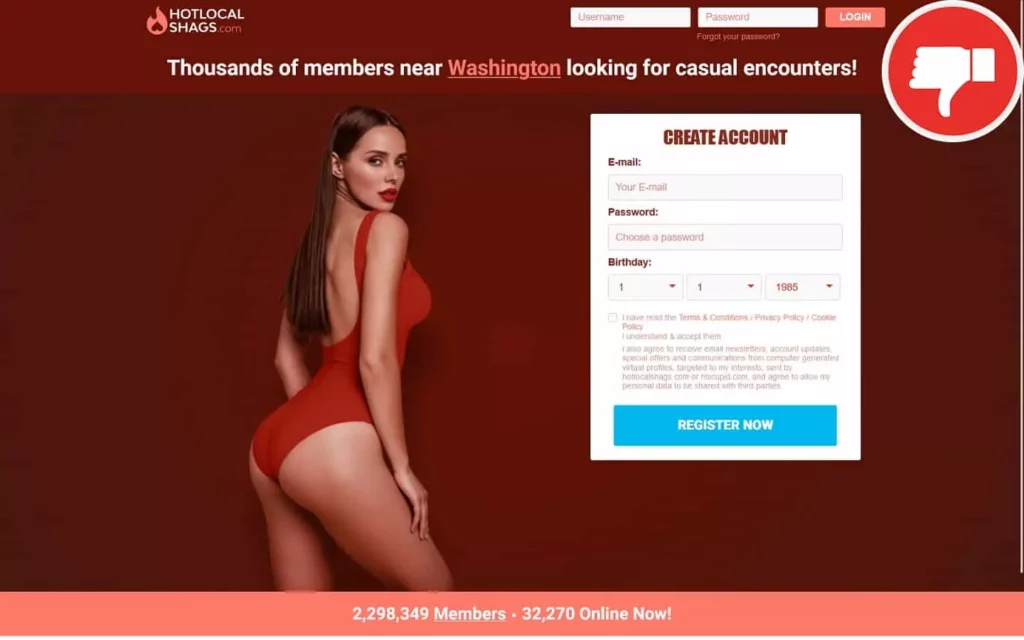 Review HotLocalShags.com scam experience