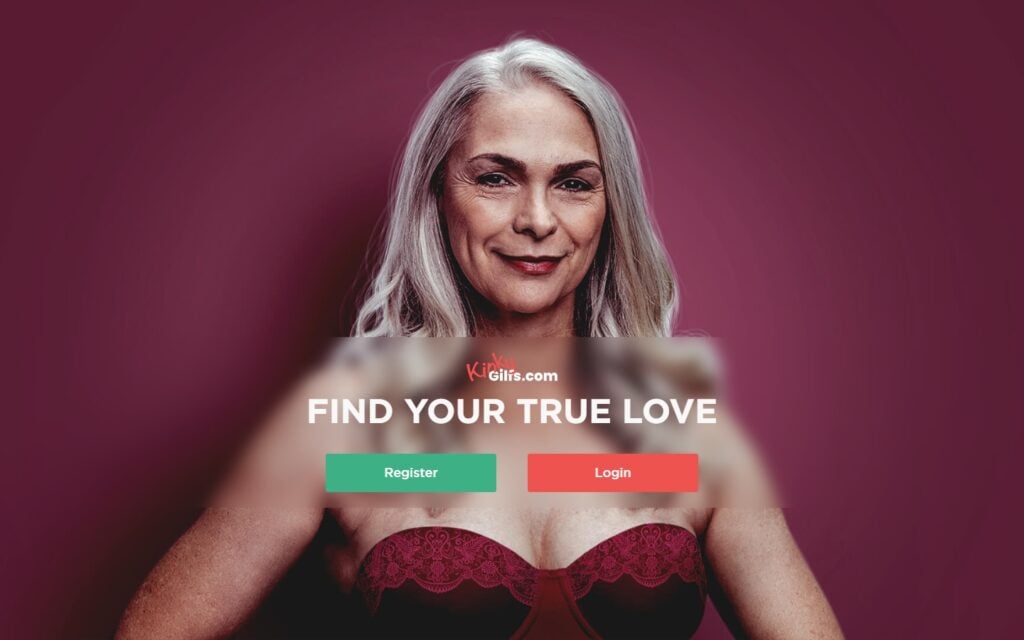 Review KinkyGilfs.com landing page