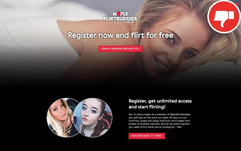 Review MapleFlirtBuddies.com scam