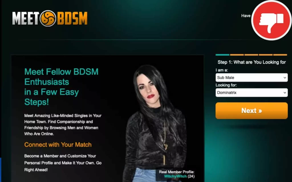 Review MeetBDSM.com scam