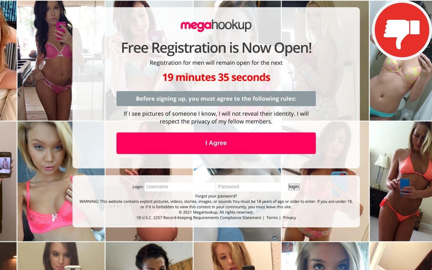 Review MegaHook-Up.com scam