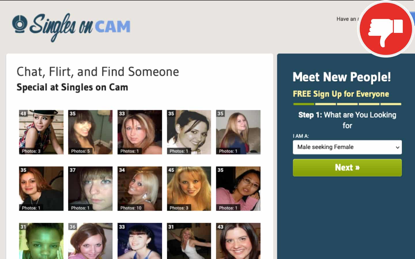 SinglesOnCam.com review Scam