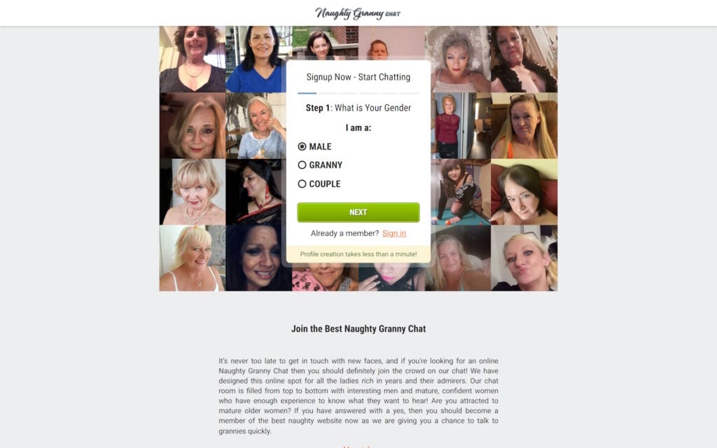 Review naughtygrannychat