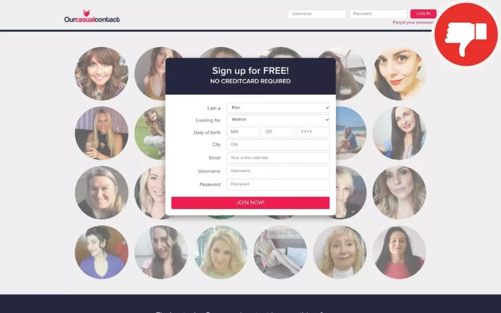 Review ourcasualcontact.com scam