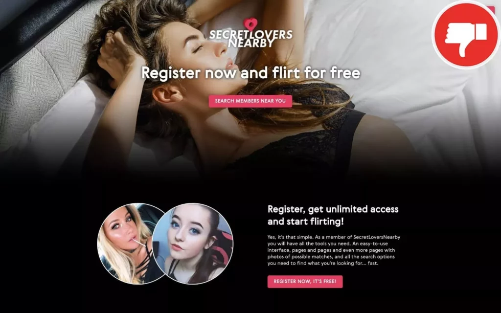 Review secretloversnearby.com scam