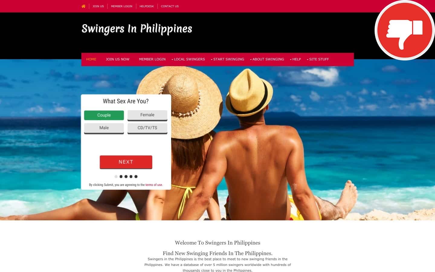 Review swingersinphilippines.com scam