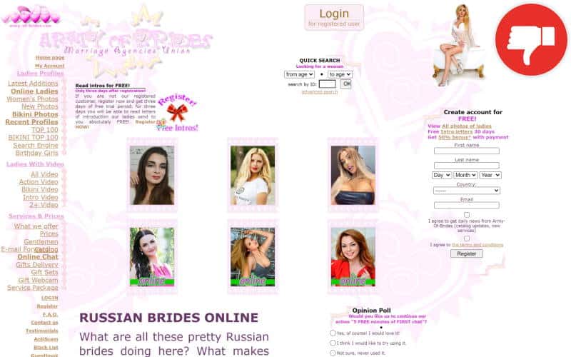 Army-Of-Brides.com review Abzocke