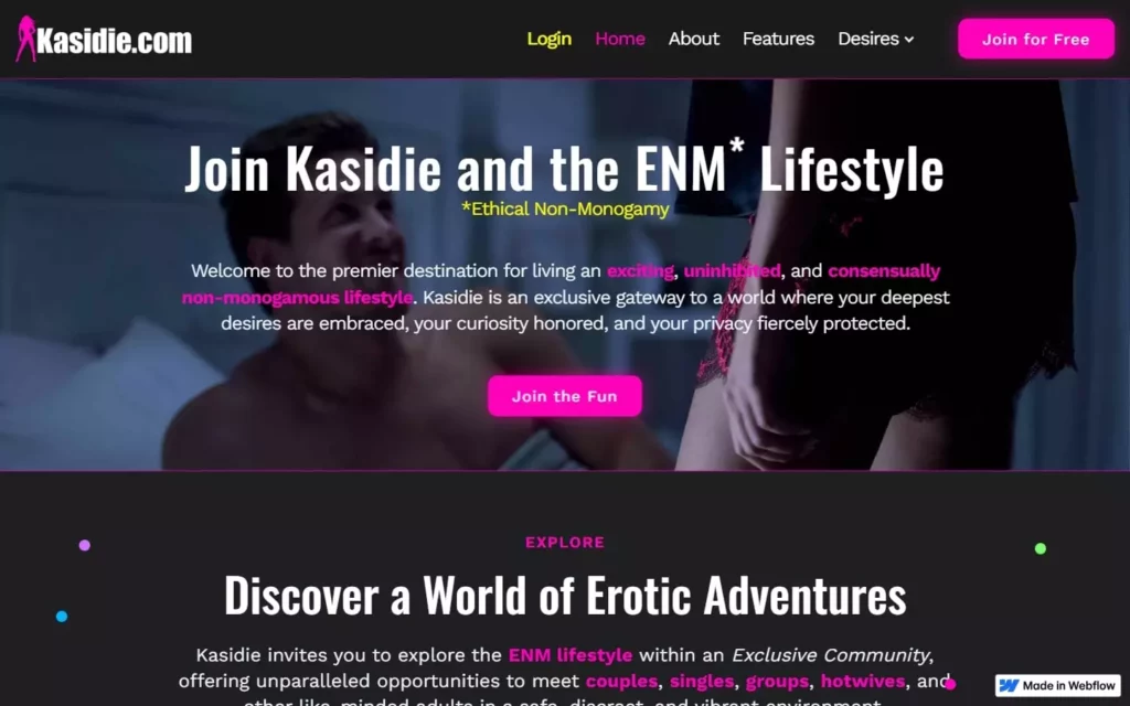 Review Kasidie.com landing page