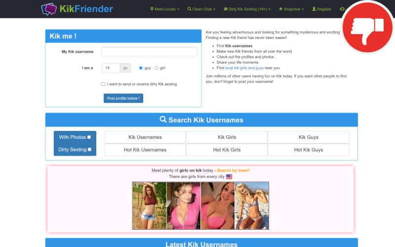 KikFriender.com review Scam