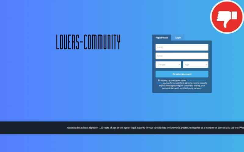 Lovers-Community.com review Scam